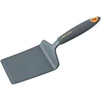 Fackelmann Paleta Lasaña Nylon resistente hasta 220ºC. Gris y naranja. 28x9cm. 1 ud.